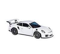 TAQCGH Scale Model Car Replica 1:24 Scale Zinc Alloy Diecast Miniature Model Vehicle For Porsche 911 GT3 RS Luxury Desktop Decoration Ornaments Motor Vehicles(White)