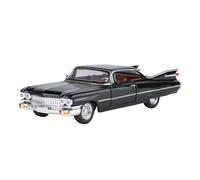 TAQCGH Scale Model Car Replica 1:32 Scale 15cm Long Alloy Diecast Mini Model Car For Cadillac Eldorado Biarritz Metal Vehicles Ornaments Motor Vehicles(Black)