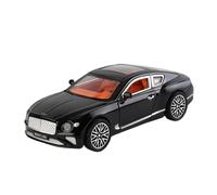 TAQCGH Scale Model Car Replica 1:32 Scale 15cm Long Miniature Alloy Diecast Model Vehicles For Bentley Continental GT Luxury Souvenir Ornaments Motor Vehicles(Black)