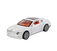 TAQCGH Scale Model Car Replica 1:32 Scale 15cm Long Miniature Alloy Diecast Model Vehicles For Bentley Continental GT Luxury Souvenir Ornaments Motor Vehicles(White)