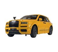 TAQCGH Scale Model Car Replica 1:32 Scale Alloy Diecast Mini Model Car For Rolls Royce Cullinan Simulation Metal Vehicles Ornaments Motor Vehicles(Yellow)