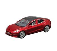 TAQCGH Scale Model Car Replica 1:32 Scale Alloy Diecast Miniature Static Car Model For Tesla Model 3 Metal Vehicles Souvenir Ornaments Motor Vehicles(Red1)