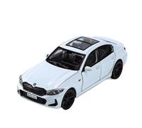 TAQCGH Scale Model Car Replica 1:32 Scale Alloy Diecast Simulated Car Model For BMW 320i M 2023 Metal Vehicles Mini Precious Exhibits Motor Vehicles(White)