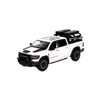 TAQCGH Scale Model Car Replica 1:32 Scale Alloy Diecast Simulation Vehicles Model For Dodge RAM Mammoth Luxury Adult Collectible Hobby Motor Vehicles(White)