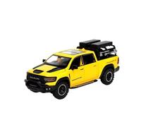 TAQCGH Scale Model Car Replica 1:32 Scale Alloy Diecast Simulation Vehicles Model For Dodge RAM Mammoth Luxury Adult Collectible Hobby Motor Vehicles(Yellow)