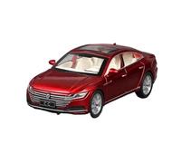 TAQCGH Scale Model Car Replica 1:32 Scale Miniature Alloy Diecast Car Model For Volkswagen CC Exquisite Desktop Decorations Ornaments Motor Vehicles(Red)