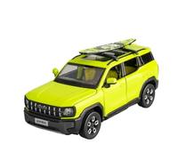 TAQCGH Scale Model Car Replica 1:32 Scale Simulated Alloy Diecast Vehicle Model For Haval X-DOG Deluxe Mini Souvenir Ornaments Motor Vehicles(Green)