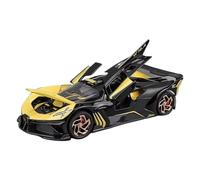 TAQCGH Scale Model Car Replica 1:32 Scale Simulation Alloy Diecast Model Car For Bugatti Bolide Luxury Mini Desktop Decorations Motor Vehicles(Yellow)