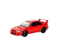 TAQCGH Scale Model Car Replica 14cm Long 1:32 Scale Miniature Alloy Diecast Model Car For Subaru Impreza WRX STI Metal Static Simulated Vehicle Motor Vehicles(Red)