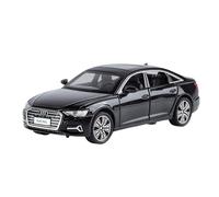 TAQCGH Scale Model Car Replica 15cm 1:32 Scale Alloy Diecast Metal Material Vehicles Model For Audi A6L Adult Collectible Hobby Souvenirs Motor Vehicles(Black)