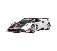TAQCGH Scale Model Car Replica 15cm 1:32 Scale Miniature Alloy Diecast Car Model For Pagani Huayra Roadster BC Metal Treasurable Souvenir Ornaments Motor Vehicles(White)