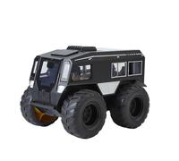 TAQCGH Scale Model Car Replica 15cm Alloy Scale Die-cast Vehicles 1:32 For Russian Sherp All-terrain Off-road Vehicle Pull Back Car Model Motor Vehicles(Black)
