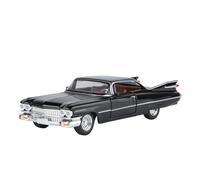 TAQCGH Scale Model Car Replica 15cm Long 1:32 Scale Alloy Diecast Miniature Static Vehicles Model For Cadillac Eldorado Biarritz Souvenir Ornaments Motor Vehicles(Black)