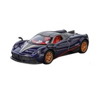 TAQCGH Scale Model Car Replica 15cm Long 1:32 Scale Miniature Alloy Diecast Car Model For Pagani Huayra Roadster BC Exquisite Desktop Ornaments Motor Vehicles(Blue)