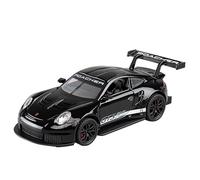 TAQCGH Scale Model Car Replica 15cm Scale Model Car Replicas 1/32 For Porsche 911 GT3 RS Supercar Die-cast Vehicles Display Motor Vehicles(Black)