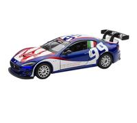 TAQCGH Scale Model Car Replica 16CM 1/32 For Maserati MC Die-cast Vehicles Simulation Collection Scale Pull Back Model Racing Car Motor Vehicles(Blue)
