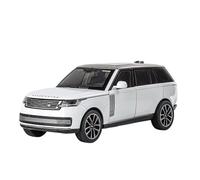TAQCGH Scale Model Car Replica 16cm Long 1:32 Scale Alloy Diecast Simulated Car Model For Land Rover Range SV2022 Miniature Desktop Decorations Motor Vehicles(White)