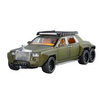 TAQCGH Scale Model Car Replica 17cm Scale Motor Vehicles 1/32 For Rolls-Royce Phantom Modified Off-road Vehicle Pull Back Car Motor Vehicles(Green)