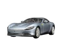TAQCGH Scale Model Car Replica 19cm 1:24 Scale Miniature Alloy Diecast Car Model For Ferrari Roman Metal Treasurable Souvenir Ornaments Motor Vehicles(Silver)