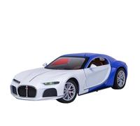 TAQCGH Scale Model Car Replica 20CM 1/24 For Bugatti Atlantic Supercar Die-cast Sports Car Model Fine Simulation Motor Vehicles With Pull Back Motor Vehicles(White)