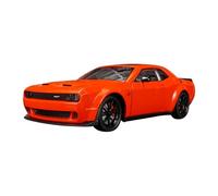 TAQCGH Scale Model Car Replica 20cm 1:24 Scale Simulated Alloy Diecast Metal Car Model For Dodge Hellcat Static Desktop Collectible Ornaments Motor Vehicles(Red)