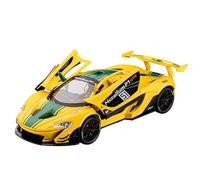 TAQCGH Scale Model Car Replica 20cm Metal Scale Racing Car Model 1/22 For McLaren P1 GTR Supercar Motor Vehicle Collection Motor Vehicles(Yellow)