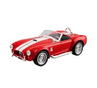 TAQCGH Scale Model Car Replica 20cm Mini 1:24 Scale Alloy Diecast Model Car For Ford Shelby Ac Cobra 1965 Static Metal Simulation Vehicle Motor Vehicles(Red)
