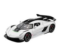 TAQCGH Scale Model Car Replica 20cm Scale Model Car Replicas 1/22 For Koenigsegg Jesko Supercar Die-cast Vehicles Display Motor Vehicles(White)