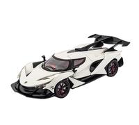 TAQCGH Scale Model Car Replica 21CM 1/24 For Apollo IE Supercar Die-cast Vehicles Simulation Collection Scale Pull Back Model Sports Car Motor Vehicles(White)
