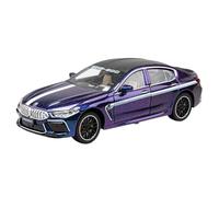 TAQCGH Scale Model Car Replica 21cm Miniature Model Sports Car Replicas 1/24 For BMW M8 Supercar Simulation Collection Motor Vehicles(Purple)