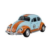 TAQCGH Scale Model Car Replica 22cm Long 1:18 Scale Miniature Alloy Diecast Car Model For Volkswagen Beetle 1955 Exquisite Desktop Ornaments Motor Vehicles(Blue)