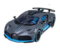 TAQCGH Scale Model Car Replica 26CM 1/18 For Bugatti Divo Supercar High Simulation Sports Car Model Die-cast Vehicle Collecting Hobby Motor Vehicles(Chrome)