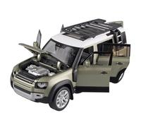 TAQCGH Scale Model Car Replica 27CM 1/18 For Land Rover Defender SUV High Simulation Sports Car Model Die-cast Off-road Vehicle Hobbies Motor Vehicles(Green)