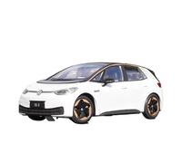 TAQCGH Scale Model Car Replica 27cm Long 1:18 Scale Alloy Diecast Miniature Model Vehicle For Volkswagen ID.3 Luxury Desktop Ornaments Motor Vehicles(White)
