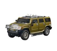 TAQCGH Scale Model Car Replica 28cm Long 1:18 Scale Miniature Alloy Diecast Model Car For Hummer H2 Metal Static Simulated Vehicle Motor Vehicles(Green)