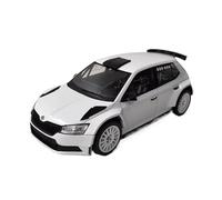 TAQCGH Scale Model Car Replica Alloy Material 1:18 Scale Diecast Simulation Car For Skoda Fabia Rally2 EVO Model Fans' Collection Souvenirs Motor Vehicles