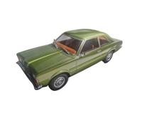 TAQCGH Scale Model Car Replica Die-cast For Ford Taunus GT L Limousine 1971 Retro Coupe 1:18 Scale Alloy Static Classic Car Model Souvenir Collection Motor Vehicles(Green1)