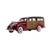 TAQCGH Scale Model Car Replica Die-casting 1:18 Scale For Chevrolet Woody 1939 Simulation Alloy Car Model Fans Collection Exquisite Decorations Motor Vehicles(Red)