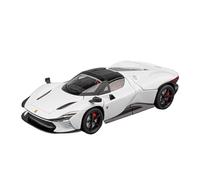 TAQCGH Scale Model Car Replica For Ferrari Daytona SP3 1:24 Scale Alloy Diecast Static Simulation Vehicles Model Finished Desktop Ornaments Motor Vehicles(White)