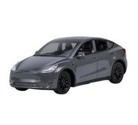 TAQCGH Scale Model Car Replica Scale Alloy Car Model 1/32 1/24 For Tesla Model Y Simulation Police Car Fan Collection Display Motor Vehicles(1/32 Chrome)