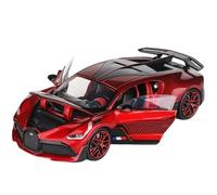 TAQCGH Scale Model Car Replica Scale Sports Car Model 1/32 For Bugatti DIVO Supercar High Simulation Motor Vehicles Worth Collecting Motor Vehicles(Red)