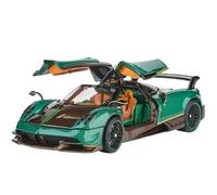 TAQCGH Scale Model Car Replica Scale Sports Car Model 1/32 For Pagani Huaya Supercar High Simulation Motor Vehicles Worth Collecting Motor Vehicles(Green)