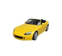 TAQCGH Scaled Model Car Replica 1:18 For Honda S2000 Miniature Car Model Alloy Car Model Collection Ornaments For Boys Souvenirs Motor Vehicles(Yellow)