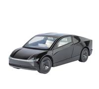TAQCGH Scaled Model Car Replica 18cm Scale Alloy Car Model 1/24 For Tesla Robotaxi Concept Cars Die Cast Vehicles Collection Display Motor Vehicles(Black)