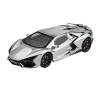 TAQCGH Scaled Model Car Replica 21cm Scale Finished Model Car 1/24 For Lamborghini Revuelto Supercar Die Cast Vehicles With Pull Back Motor Vehicles(Silver)