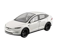 TAQCGH Scaled Model Car Replica 21cm Scale Model Alloy Cars 1/24 For Tesla Model X Luxury SUV Simulation Diecast Vehicle Ornaments Motor Vehicles(1/24 White)