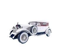 TAQCGH Scaled Model Car Replica 22cm Scale Die-cast Vehicles 1/24 For Rolls-Royce Phantom First Generation Classic Car Model Motor Vehicles(White)