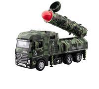TAQCGH Scaled Model Car Replica 22cm Scale Die-cast Vehicles 1/32 For China's Dongfeng ICBM Edition Simulation Military Model Car Motor Vehicles(Green)