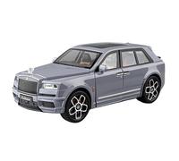 TAQCGH Scaled Model Car Replica 22cm Scale Finished Model Car 1/20 For Rolls-Royce Cullinan Camper Van Collectible Pull Back RV Vehicle Motor Vehicles(Chrome B)