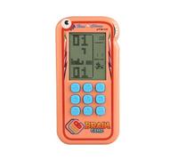 TAQY Cute Block Game Console 2500+ Levels Electronic Games Brick/Racing/Tank Retro Pocket Game Console Indoor/Outdoor/Travel Handheld Game Devcie Rechargeable Children's Gifts Puzzle Toys (Orange)